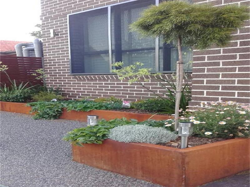 maintenance-free corten steel edging For Garden Art